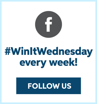 #WinItWednesday every week on Facebook!