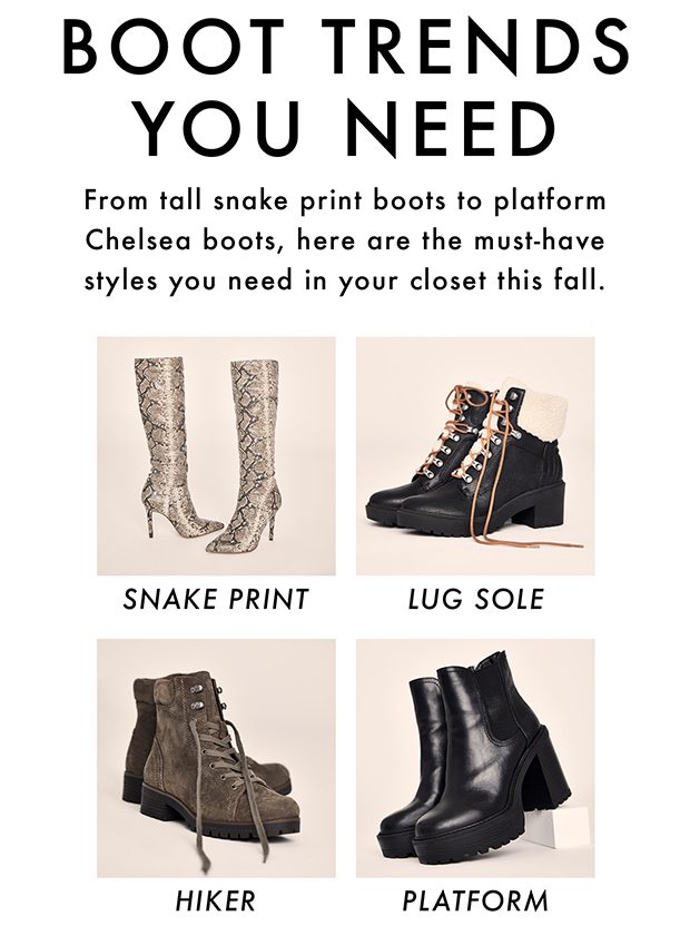 BOOT TRENDS