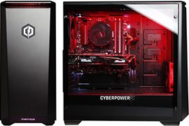 CYBERPOWERPC AMD Ryzen 7 2700X 8-Core Liquid-cooled Gaming Desktop w/ AMD Radeon RX 590 8GB GPU, 16GB RAM, 2TB HDD + 240GB Boot SSD