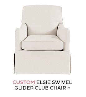 Elise Swivel Glider Club Chair