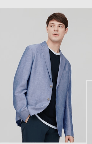 PDP10 - MEN PREMIUM LINEN BLENDED JACKET