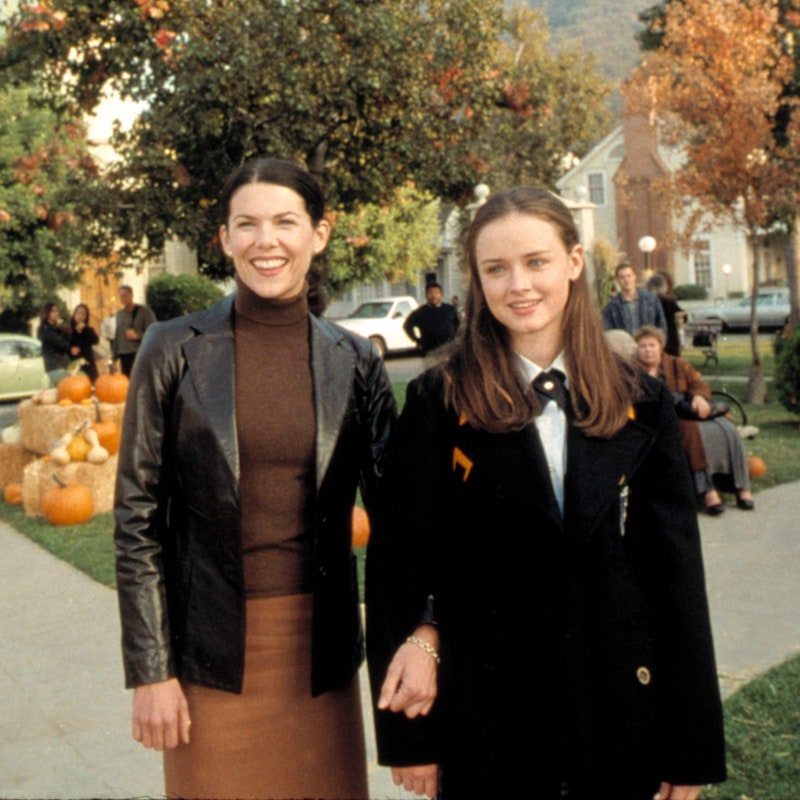 Gilmore Girls, which stars Lauren Graham (left) and Alexis Bledel as mother-daughter duo Lorelai and Rory Gilmore, is currently available to stream on Netflix.