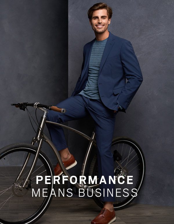 PERFORMANCE MEANS BUSINESS | Cole Haan GRAND.0S SPORT SHIRTS &amp; GRANDM0TION SHOES | Buy 1 Get 1 $150 Cole Haan Suits - SHOP NOW