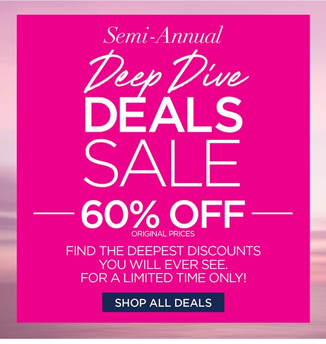 Deep Dive Deals Sale 60% OFF orignal prices