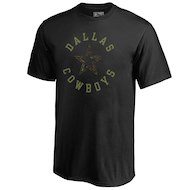Youth NFL Pro Line by Fanatics Branded Black Dallas Cowboys Camo Collection Liberty T-Shirt