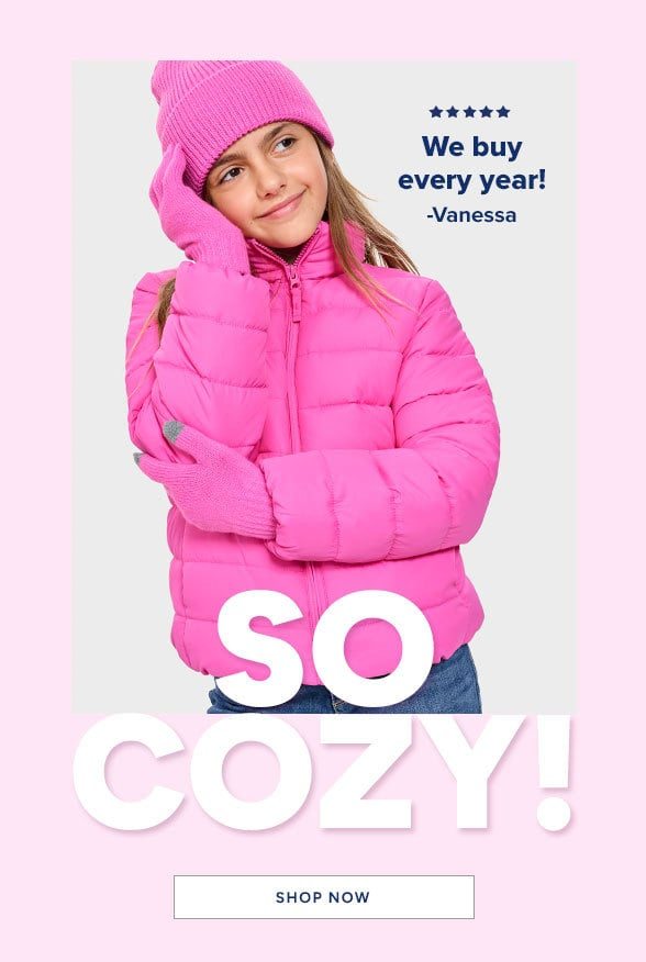 Buy a $19.99 Puffer Jacket, get $5 Hats or Gloves