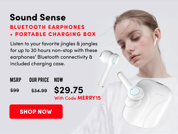 Sound Sense Bluetooth Earphones | Shop Now