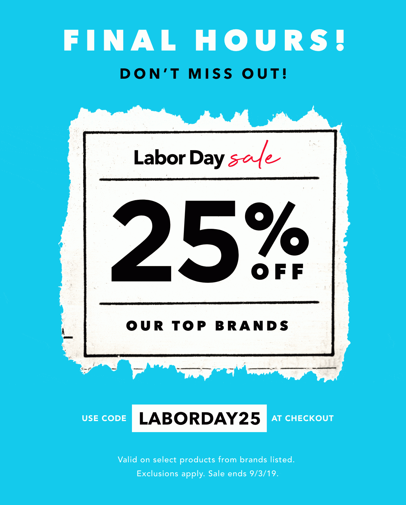 Hero - Last Day for 25% Off