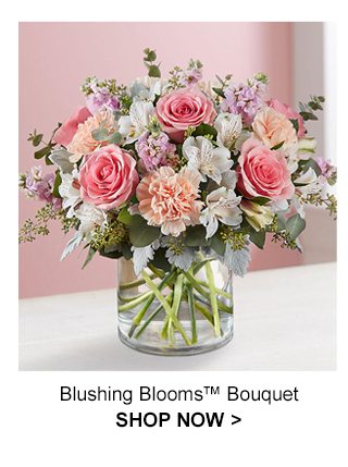 Blushing Blooms Bouquet