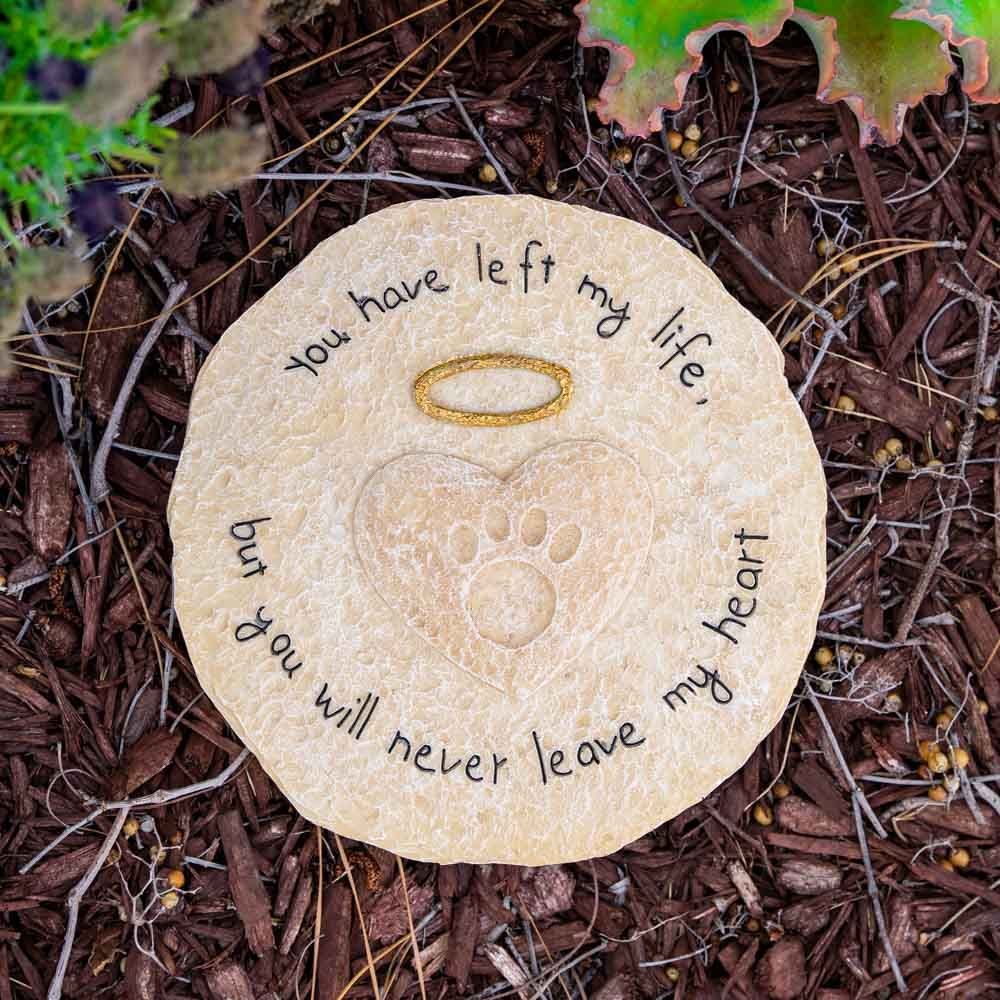Image of You Will Never Leave My Heart- Memorial Garden Stone