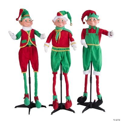 Christmas Standing Elves Set