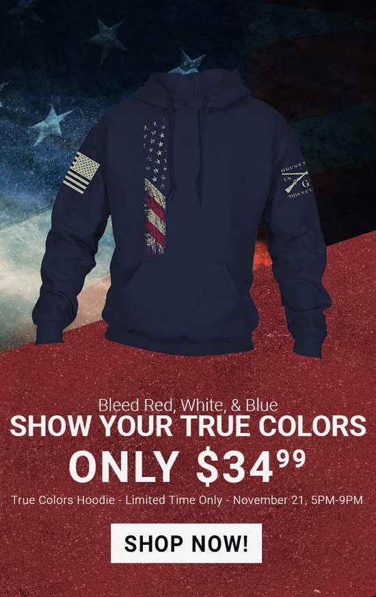 grunt style true colors hoodie