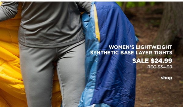 Women's Lightweight Synthetic Base Layer Tights - Click to Shop