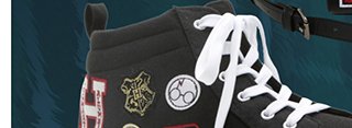 Harry Potter Patches Hi Top Sneakers