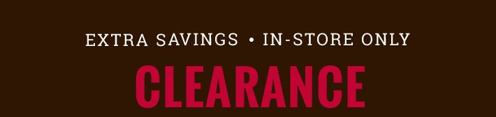 Shop Clearance »