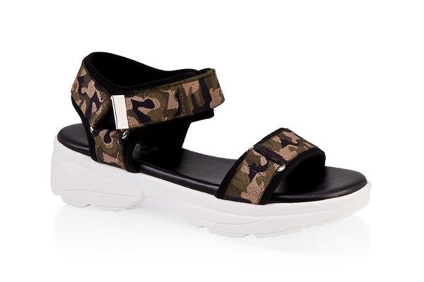 Elastic Band Sporty Sandals