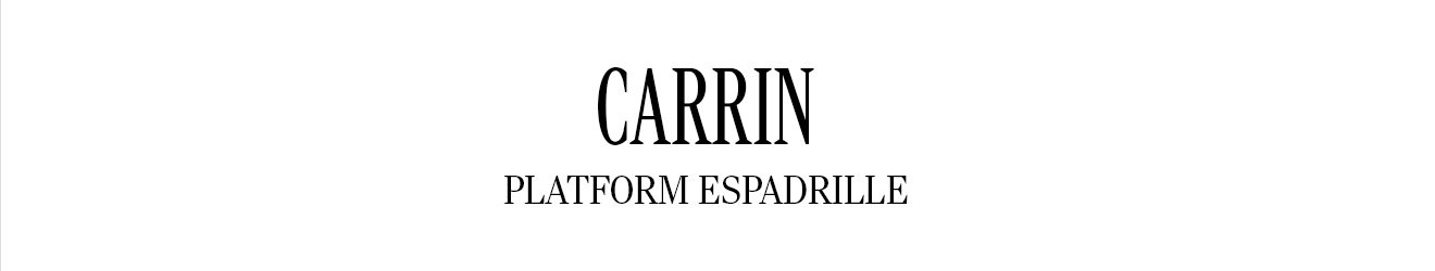 CARRIN PLATFORM ESPADRILLE