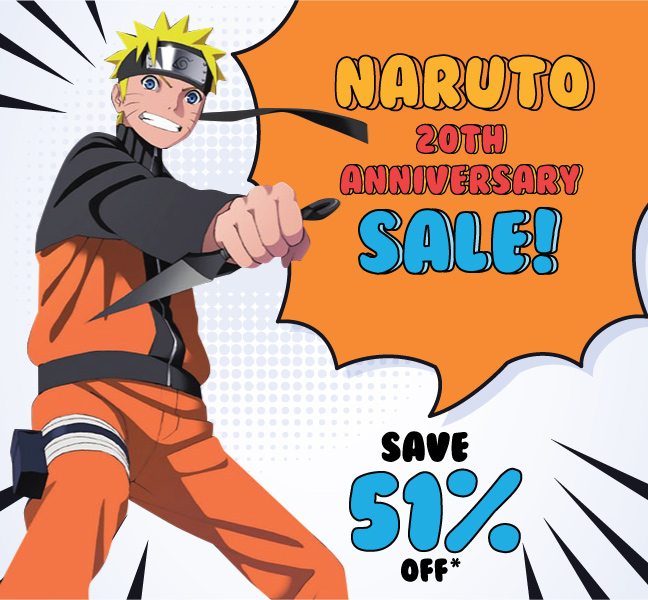 Naruto 20th Anniversary Sale