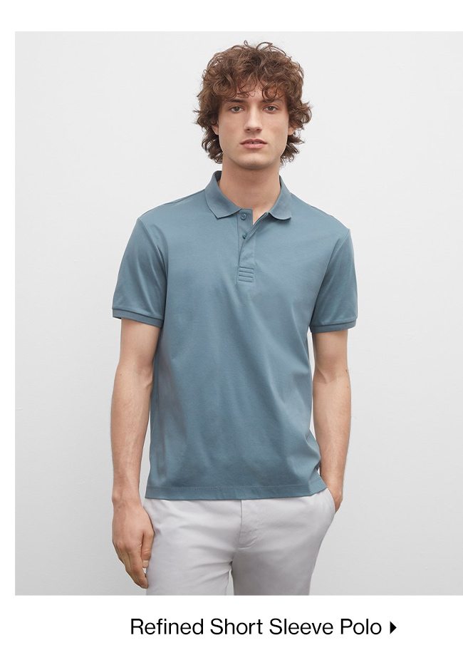 Refined Short Sleeve Polo