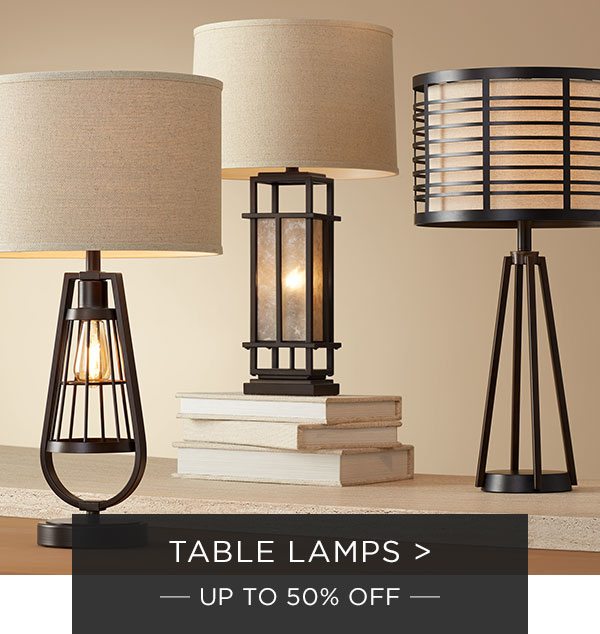 Table Lamps - Up To 50% Off