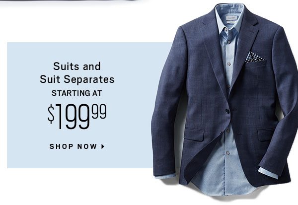 THIS MEMORIAL DAY | THE BIG DEAL EVENT | 3/$99.99 Dress Shirts + 60% Off All Linen + $ Suits &#38; Suit Separates starting at $199.99 + BOGO Suits, Sport Coats, Pants &#38; Casual Wear + 2/$49.99 Dress Shirts + Select Denim starting at $29.99 and more - SHOP NOW