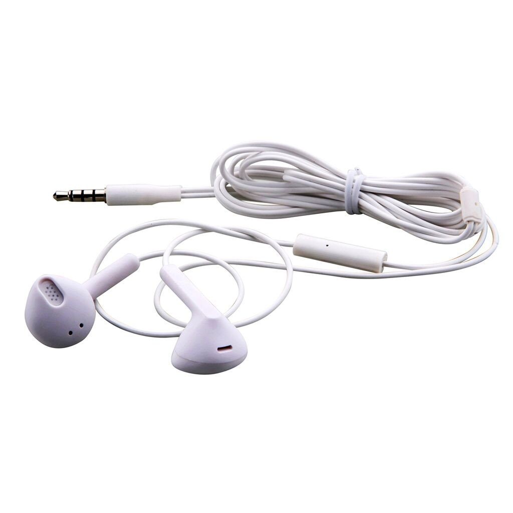 Earbuds with Mic & Remote (White)