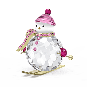 Holiday Cheers Dulcis Snowman, Pink