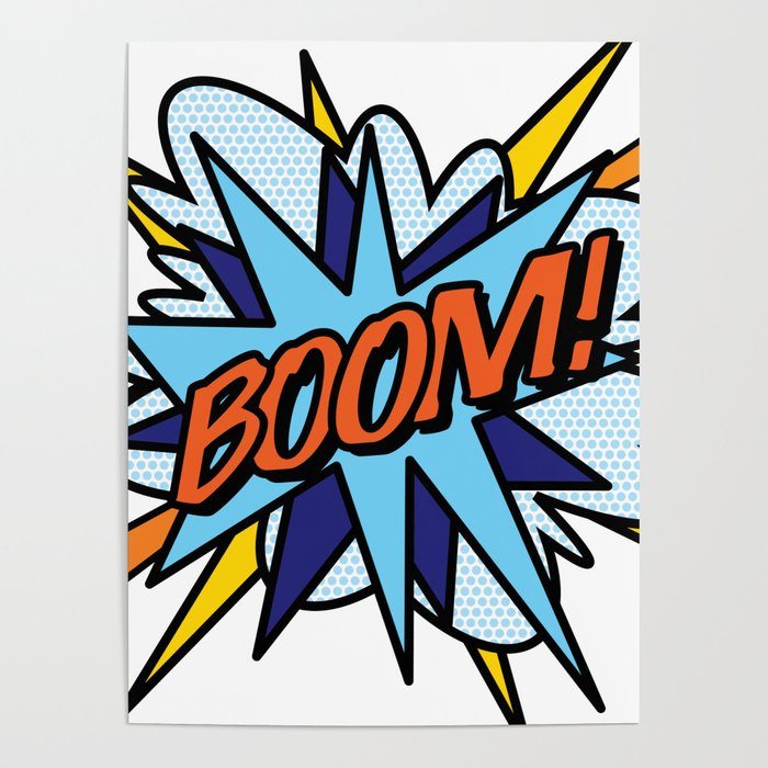 Comic Book Pop Art BOOM