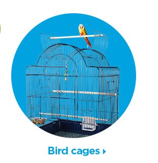 Bird cages.