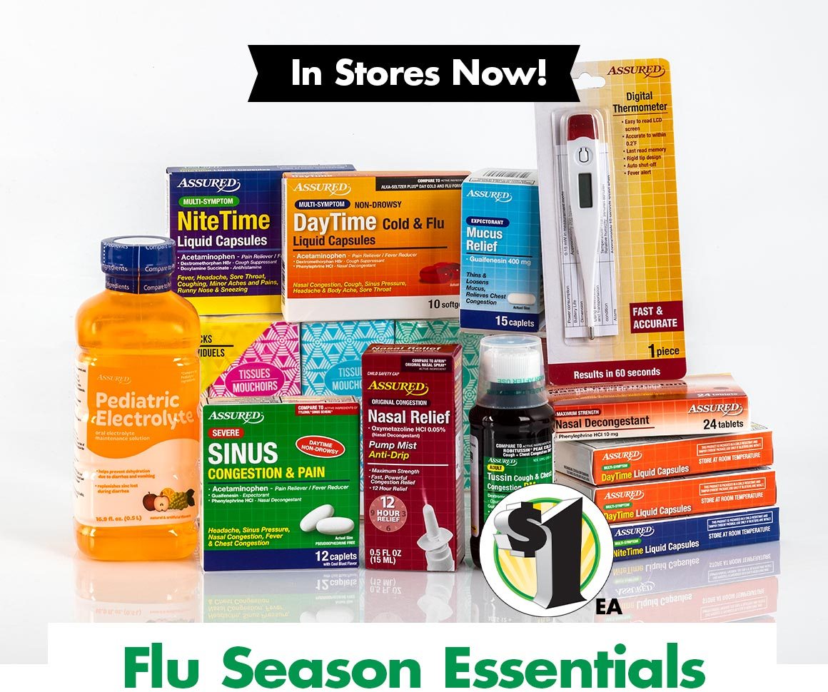 Shop $1 Flu Season Essentials!