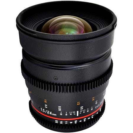 Used Rokinon 24mm T1.5 Cine Lens for Micro Four Thirds System OB