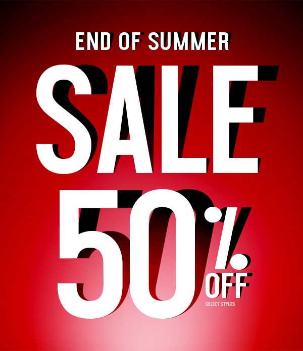 Shop End of Summer Sale