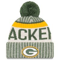 New Era Green Bay Packers Green 2017 Sideline Official Sport Knit Hat