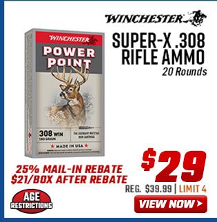 Winchester Super-X .308 Rifle Ammo