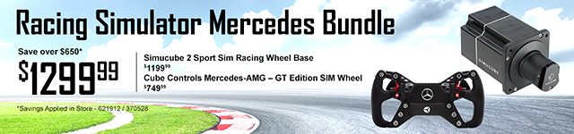 Racing Simulator Mercedes Bundle - shop now