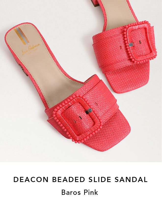 Deacon Beaded Slide Sandal 