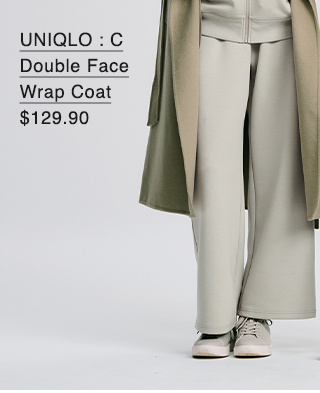 PDP7 - WOMEN UNIQLO C DOUBLE FACE WRAP COAT