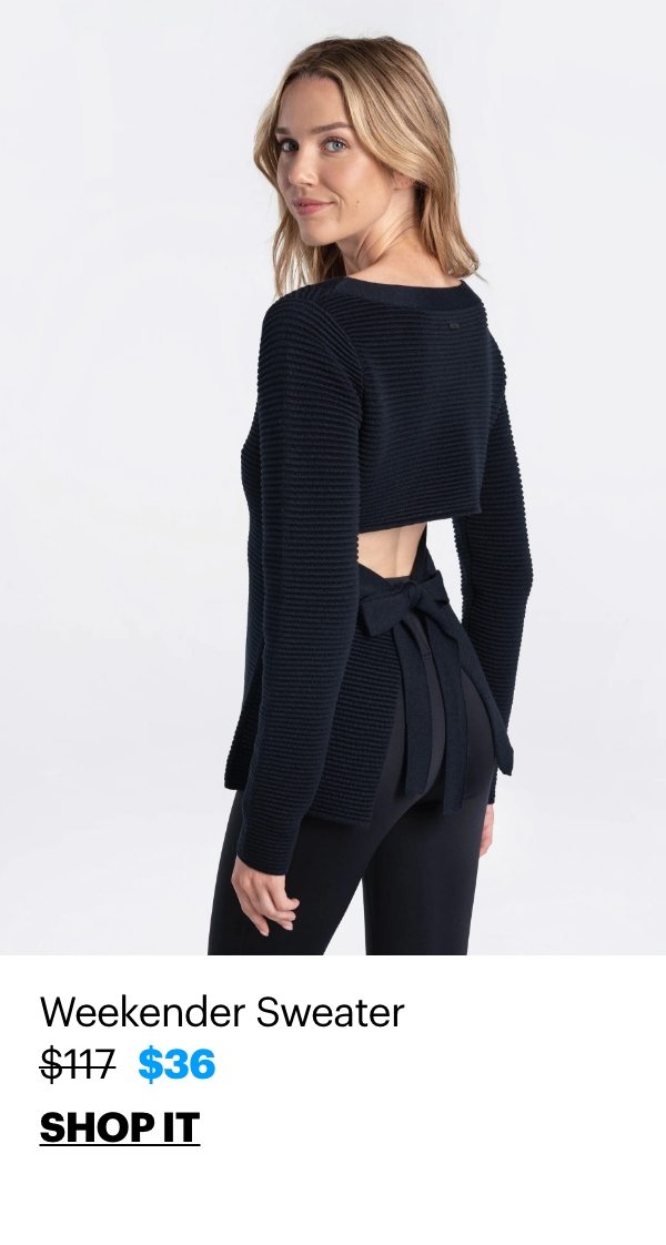 Weekender Pullover Sweater - Black Beauty 