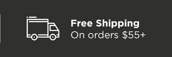 Free Shipping On Orders $55+