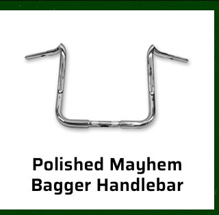 Polished Mayhem Bagger Handlebar