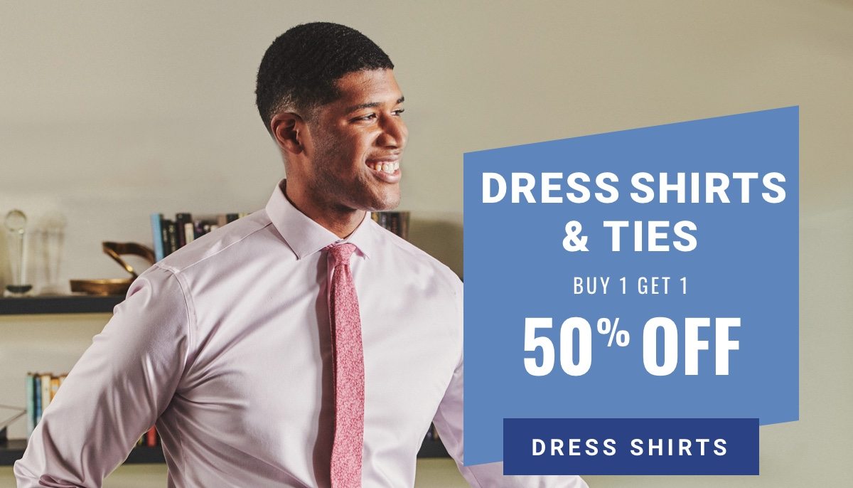 Dress Shirts Buy 1 Get 1 50 Percent Off