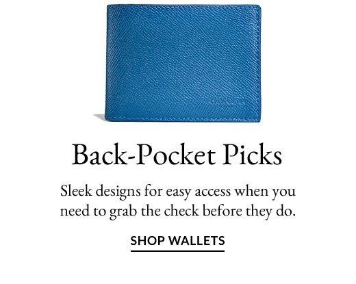 Back-Pocket Picks | SHOP WALLETS