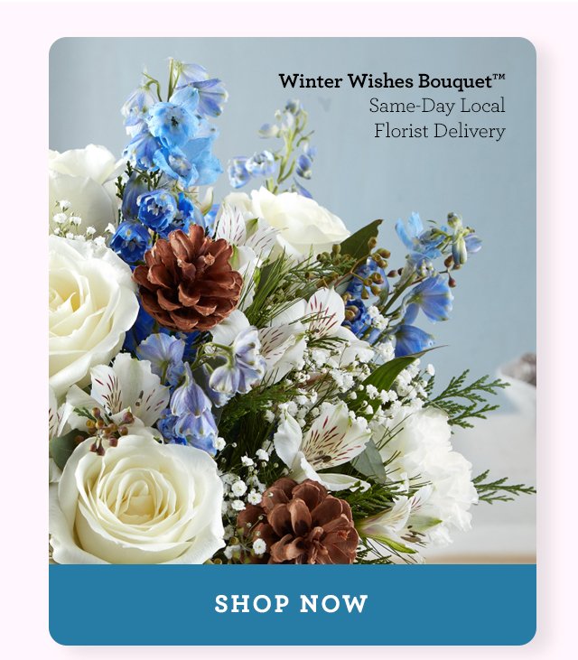 Winter Wishes Bouquet(tm) Same-Day Local Florist Delivery SHOP NOW 
