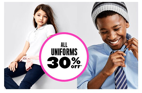 All Uniforms 30% Off