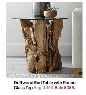 Driftwood End table