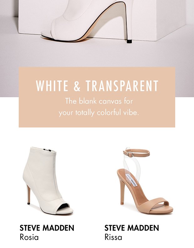 WHITE & TRANSPARENT