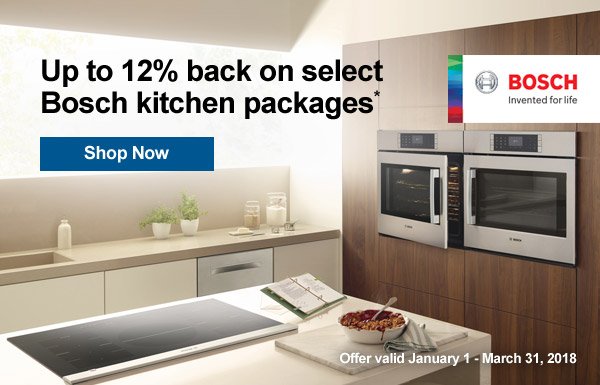 Save up to 12% on a Bosch Kitchen package