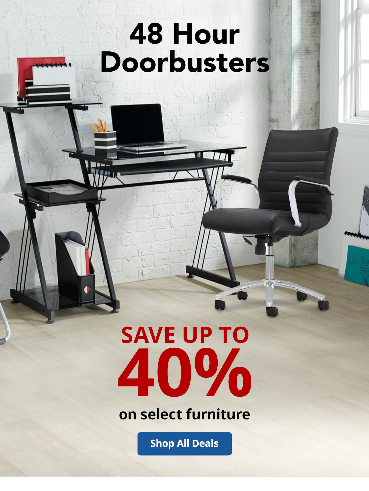 Save up to 40% on select furniture