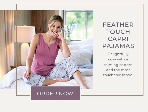 Feather Touch Capri Pajamas