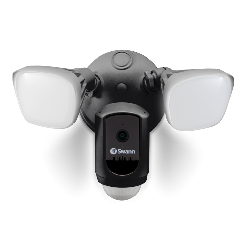 Wi-Fi Floodlight Security Camera - Black